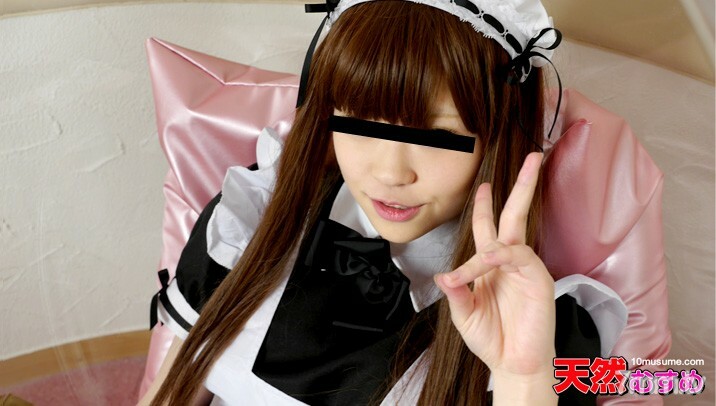 メイド姿で初めてのゴックン