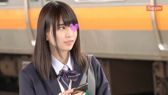 《한정》【전철 치칸】【질 내 사정 SEX】투명감이 대단한 미소녀 순백 P#5