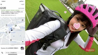 [Amateur orgy] Super cute na babaeng delivery worker ng U●erE●ts (23) GET! ! Ang mga malalaking hita na sinanay sa parehong antas ng mga racer ng bisikleta ay sexy at erotic! Sobrang hot hard SEX sa delivery room! Maraming raw sex [Oo]