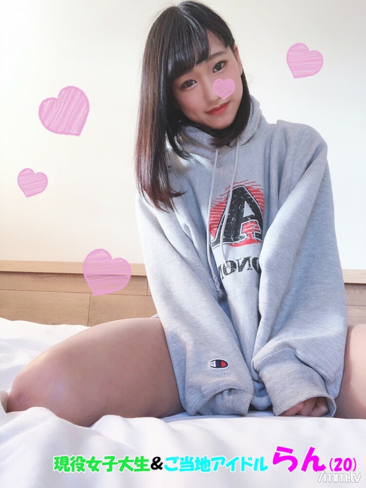【ご当地アイドル】らん★黒髪超スレンダー美少女にエロカワ下着を着せてハメまくり！無許可中出し★【おまけ付き】