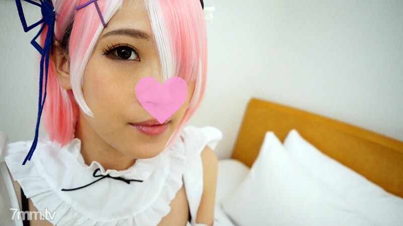 【最後までコスプレ着衣で無修正】リゼロ・ラム／美少女メイドが喉奥フェラでご奉仕。ディルドにまたがり大量イキ潮噴射！ 流れ出てきた中出し精子をローションに鬼畜手マンでお仕置きｗ