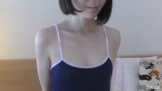 [No, personal shooting, vaginal cum shot, 300pt off for a limited time] 20-year-old vocational school student Between school swimsuit and anal groping ...