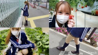 ※数量限定※【J系デート】そらちゃん（１８）☆10代好きおじさんとエッチな撮影会☆戸惑いながらの生交尾→膣出し＆顔射 
