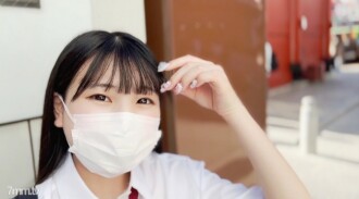 【完全顔出し】【ガチ原石発見！】都内現◯高◯生ひかるちゃん！ここに飾る青春の１ページ　Hの経験が少ない未熟な女子生徒に巨根でゴム無し膣内発射！！ 