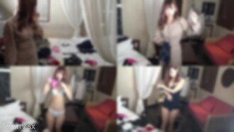 163/41 苗條女孩又來了。這是最後一次看後面女子的臉，臉上掛著燦爛而純真的笑容。 