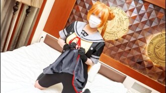 [All titles on sale during Golden Week!] A dirty cosplayer who loves sex has endless orgasms with A○kuma Kai-2! A raw creampie sex video where she shakes her big tits and big ass and feels amazing!