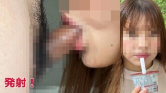 [100 Beautiful Blowjob Scenes] A two-screen composition of everyday life and blowjobs in parallel! Four consecutive oral ejaculations, including deep throat, 69, swallowing, and dirty talk, by Nozomi-san