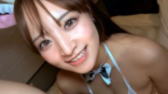 FC2-PPV-4815037 【无码】拥有傲人F罩杯的日裔混血美女！超萌乳牛装⤴ 比基尼包裹下，美胸摇曳⤴ 首次吞精表演！乳交内射 ※高清特典