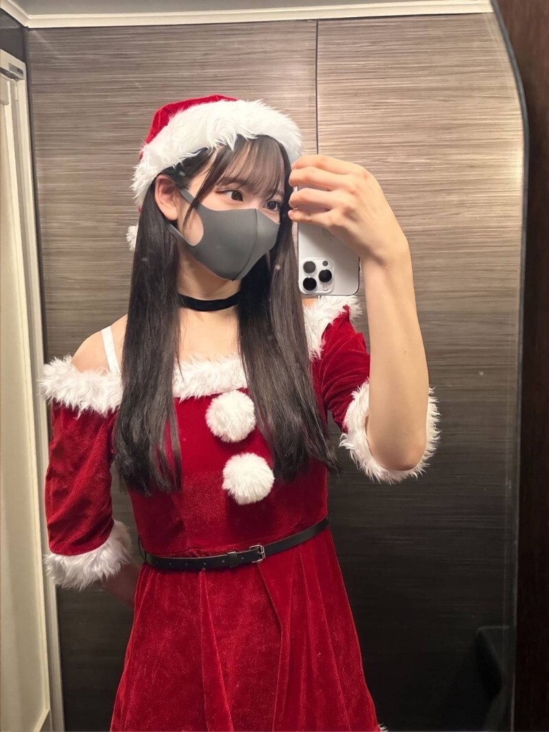 【史上最高奇跡の美女が登場！】Fカップゆあちゃんサンタコスで大量顔射！今年最高のXmasプレゼント！
