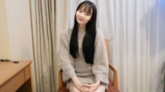 【무】(극)청초계 슬렌더 미각 미녀! 쵸~ 작은 얼굴로 살짝 살라미 흑발의 인생 첫 고쿤 고쿤 중이고 ※특전 고화질