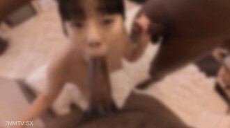 【기간 한정 공개】 黑人大雞巴的口交、唾液超爽！ !美乳・美屁股的美女和大雞巴黑人兩個人一起破奞她、生中出來讓她高潮3P！ | FC2 전자 시장