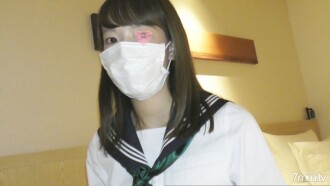 Complete first shot ♥ Uniform raw squirrel ♥ 18-year-old real lady who has only 3 sex experiences ♥ Ubu girl who does not even know how to make a pant voice still drips man juice while being silent Shock image! ♥ * Unmasked bonus video & high-quality bonus photos