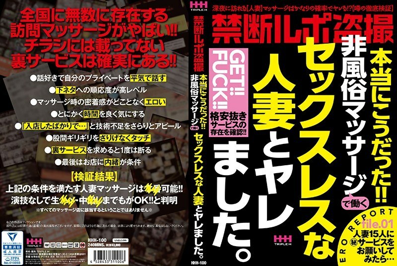 금단 루포 도촬 정말 이었다! ! 비 풍속 마사지에서 일하는 섹스리스 유부녀와 야레했습니다.