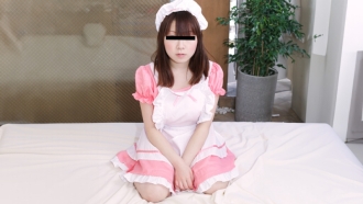 A big-breasted call girl in a maid costume lets you take a sex video