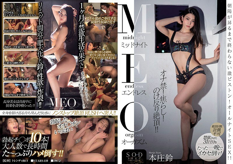 STARS-110 STARS-110 禁慾了一个月的本庄铃三个小时内不喊CUT的疯狂做爱 - 本庄铃