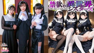 STCVS-043 【异世界禁慾姊妹】① 被召唤到只有女性的世界？修女院长亲自为她口交并品嚐！ ② 被自己的第一个男人震惊？ ！当场失去童贞！ ③ 害羞的叛逆姊妹也加入了这场混战！四人无限畅饮？ ！ 【幻想情色 #安娜、奥内特和莎伦】 - 最上一花